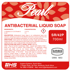 Antibacterial Liquid Soap Refills 700ml